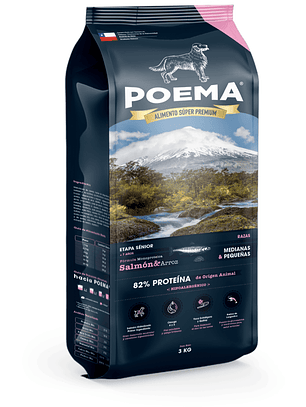 Alimento Poema Perro Senior Salmón 3kg
