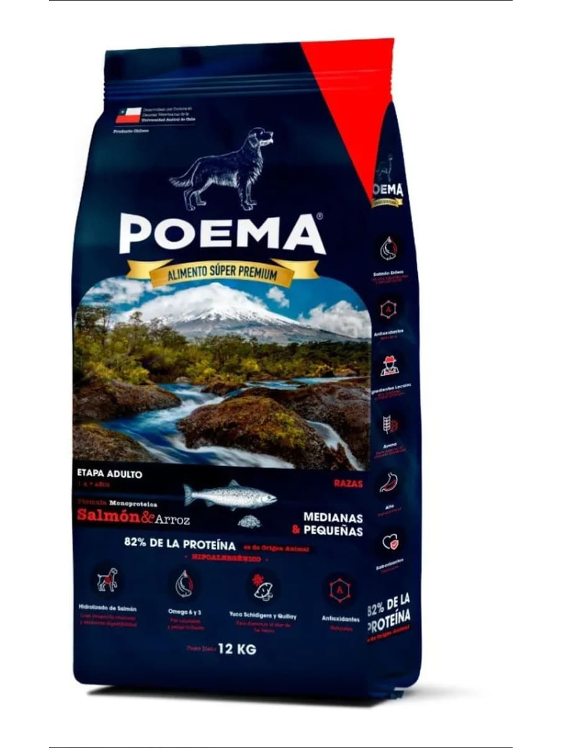 Alimento Poema Adulto Salmón 12kg 1