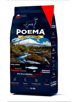 Alimento Poema Adulto Salmón 12kg
