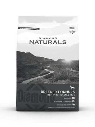 Diamond Naturals Breeder 20 kg Alimento Super Premium para perros