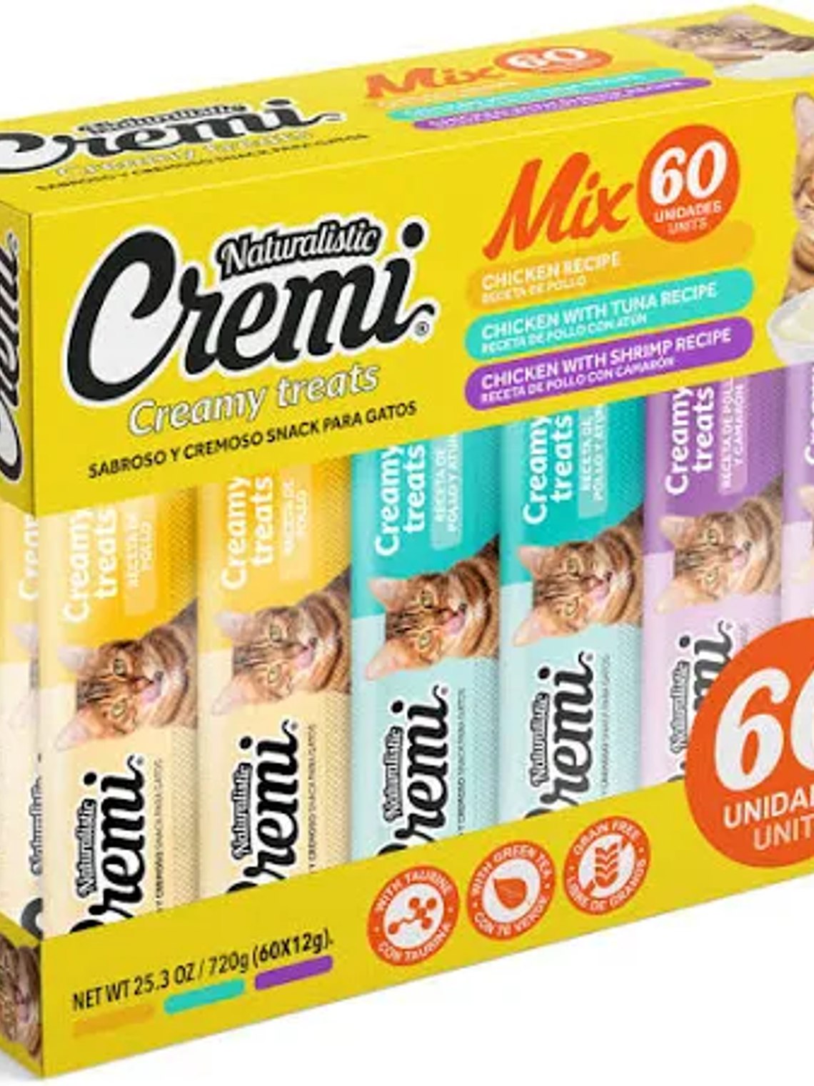 Naturalistic Cremi Box 60 unidades Pollo 1