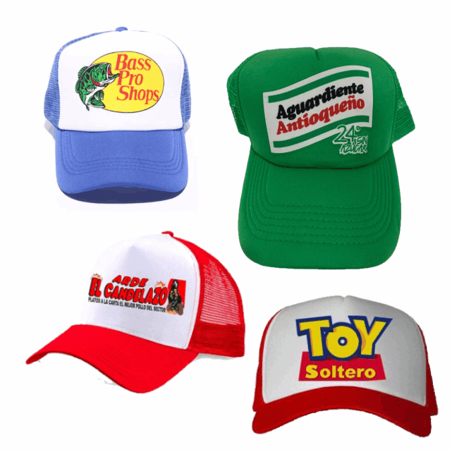 Gorras De Malla Marcadas Con DTF Gorras De Malla Marcadas Con Dtf