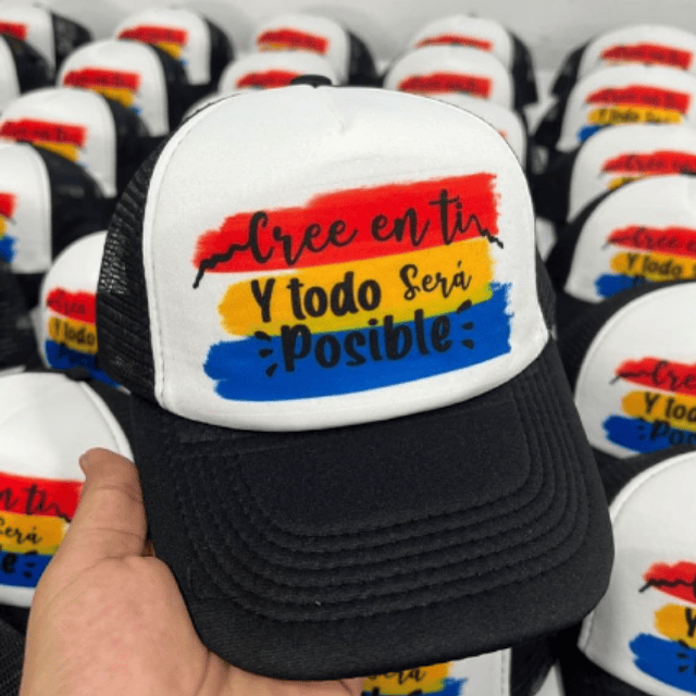 Gorras de malla sublimadas 2