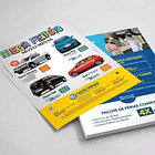 Volantes publicitarios full color una cara 100 unidades 2