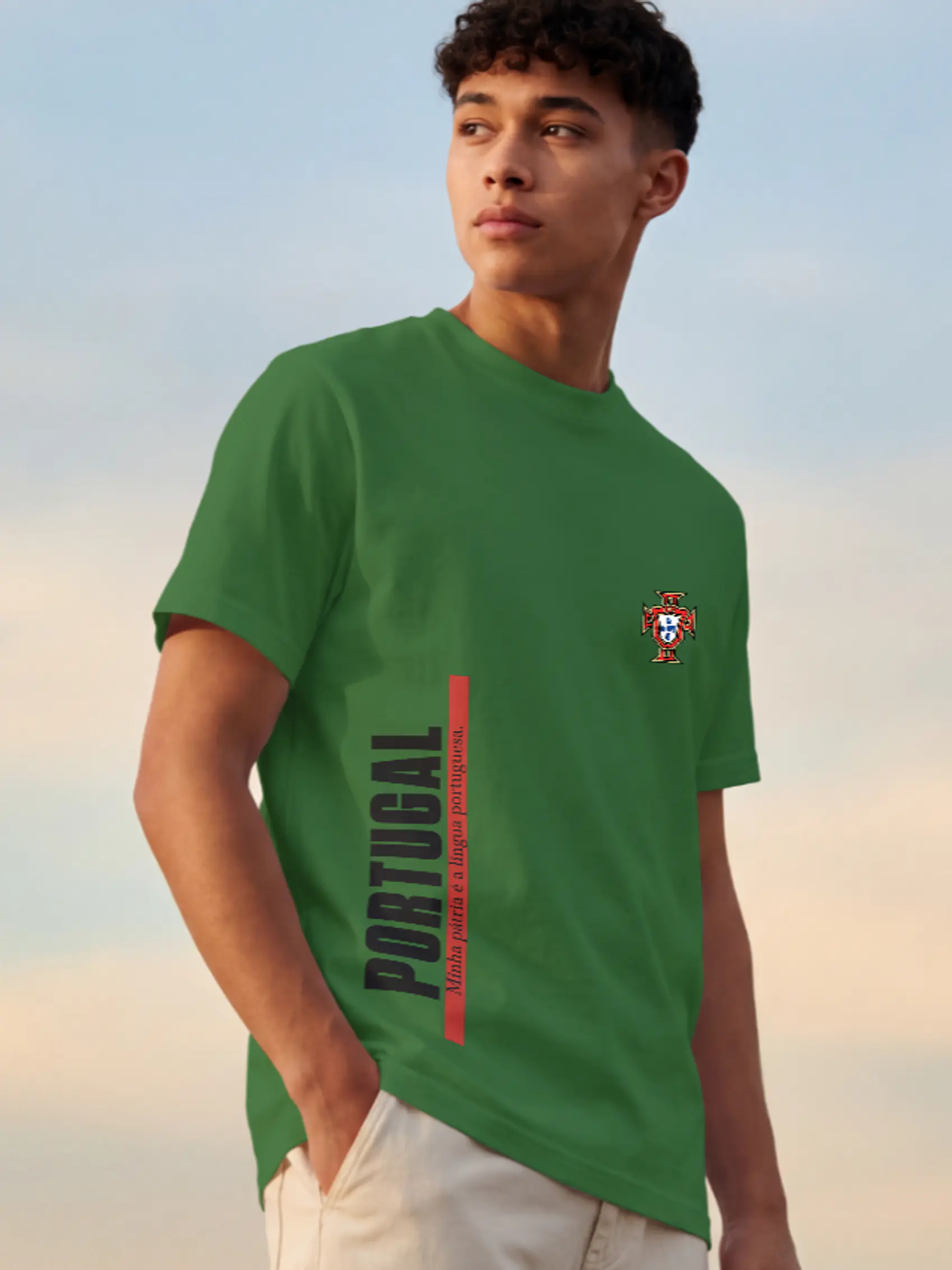 Camiseta Frase Pátria Nacional 1