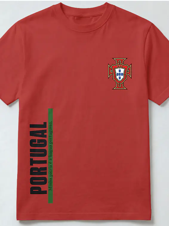 Camiseta Frase Pátria Nacional 2
