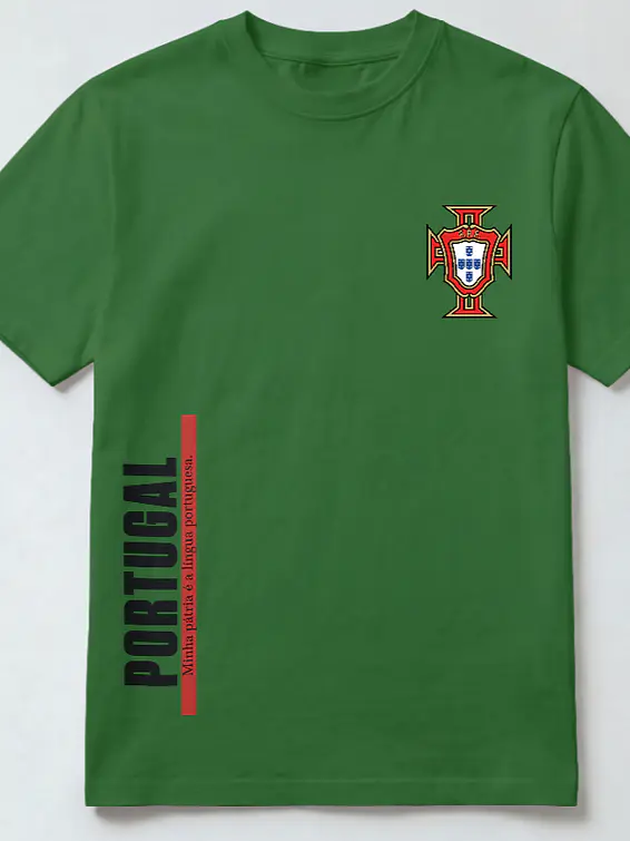Camiseta Frase Pátria Nacional 3