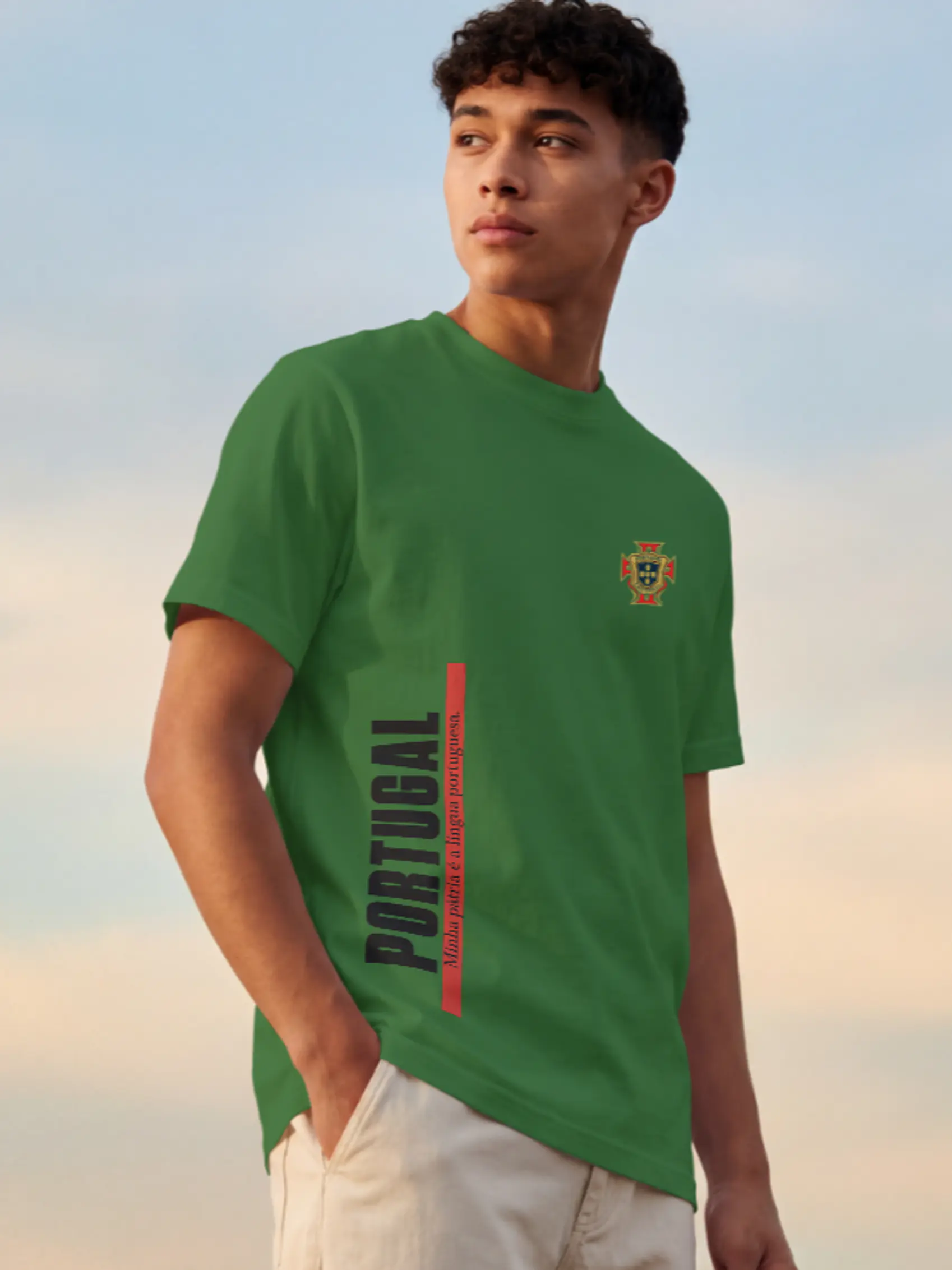 Camiseta Frase Pátria Nacional 1