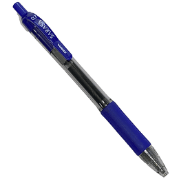 Lápiz Bolígrafo Gel Azul Secado Rápido