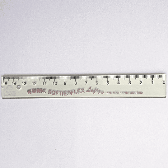 Regla KUM SoftieFlexi 15 cm