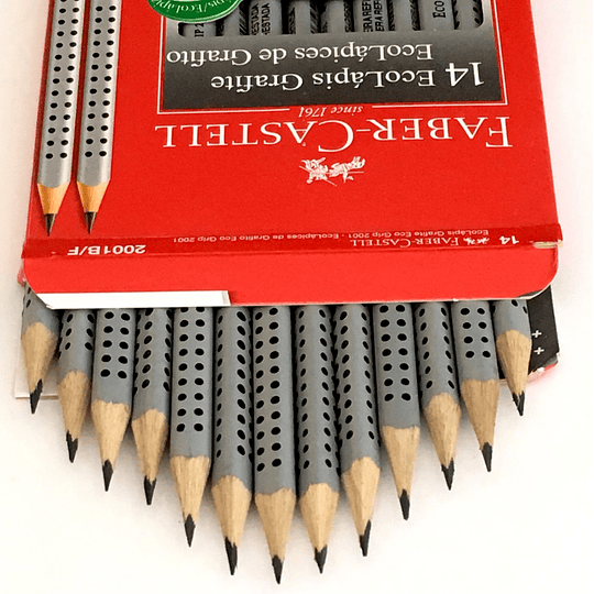 Lápiz Grafito Ergonómico Grip 2001 de Faber-Castell