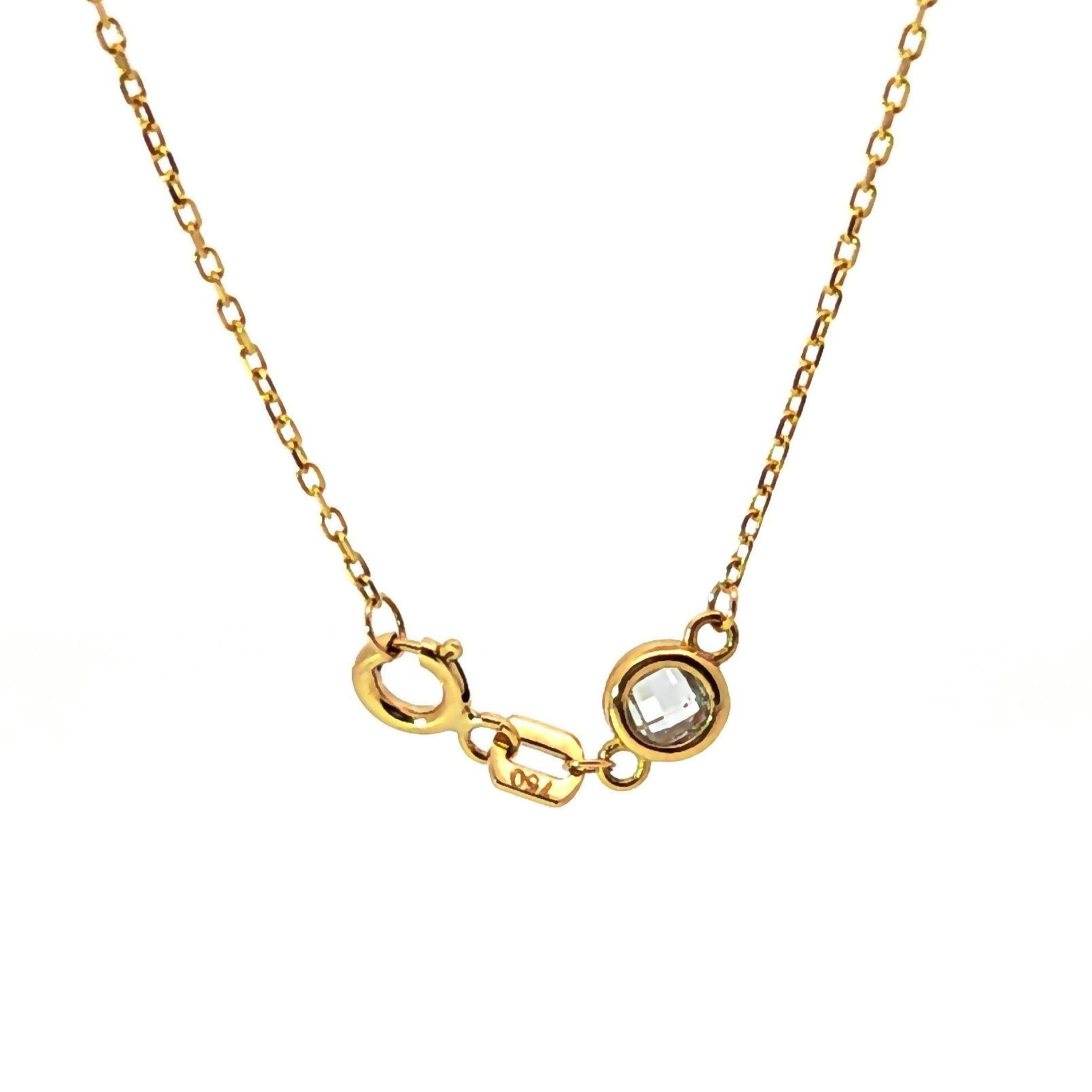 Collar de oro 18k con 2 corazones colgante, peso 2,58 grs 4