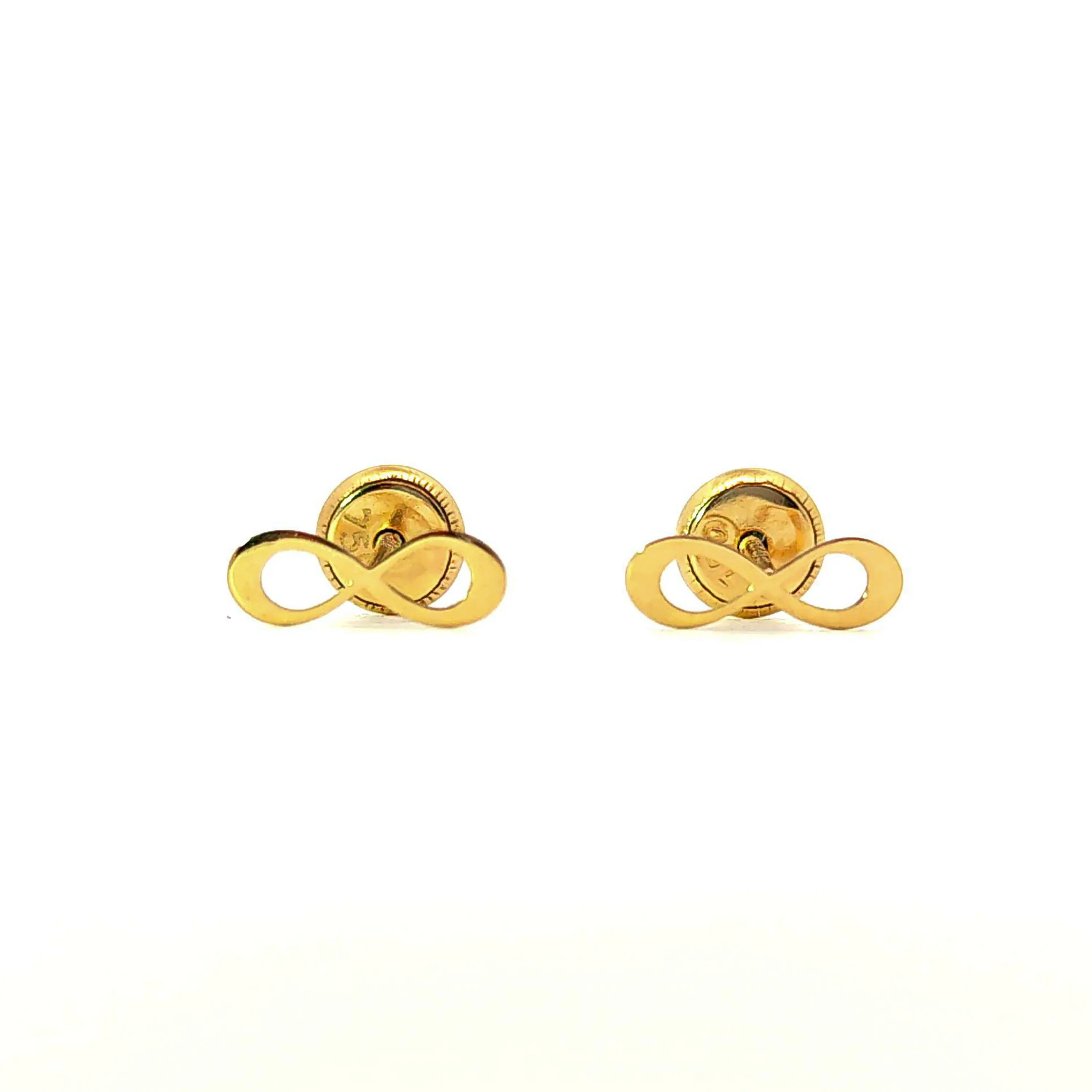 Aro de oro 18k con forma de infinito 3