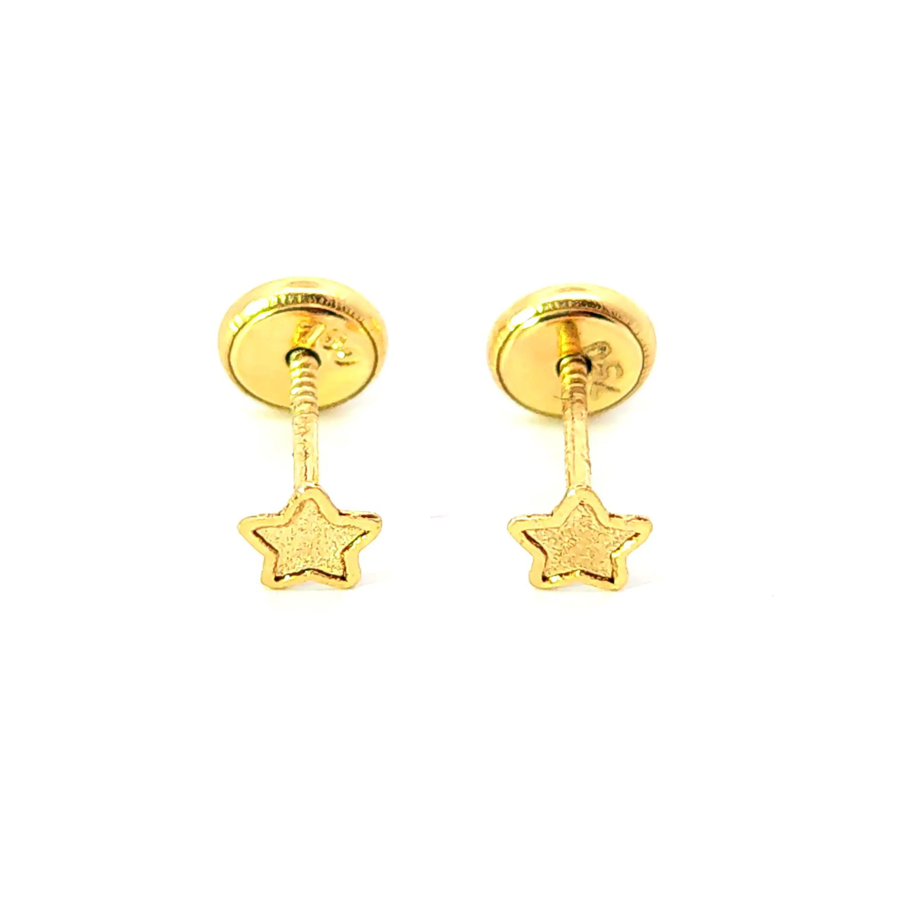 Aro de oro 18k forma de estrella 1