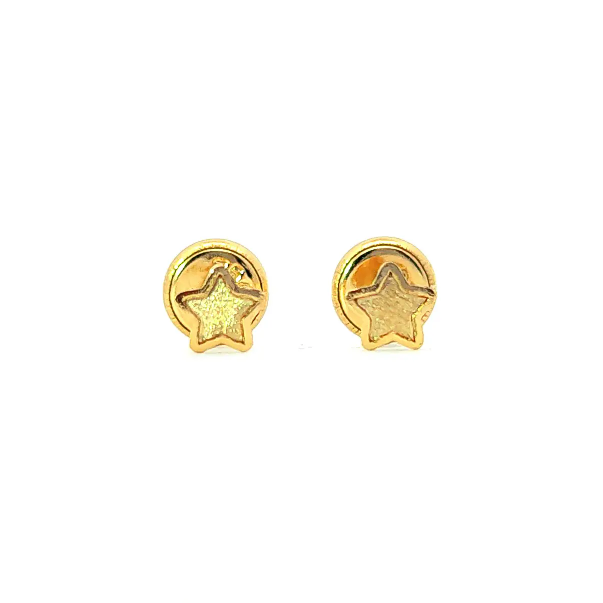 Aro de oro 18k forma de estrella 3