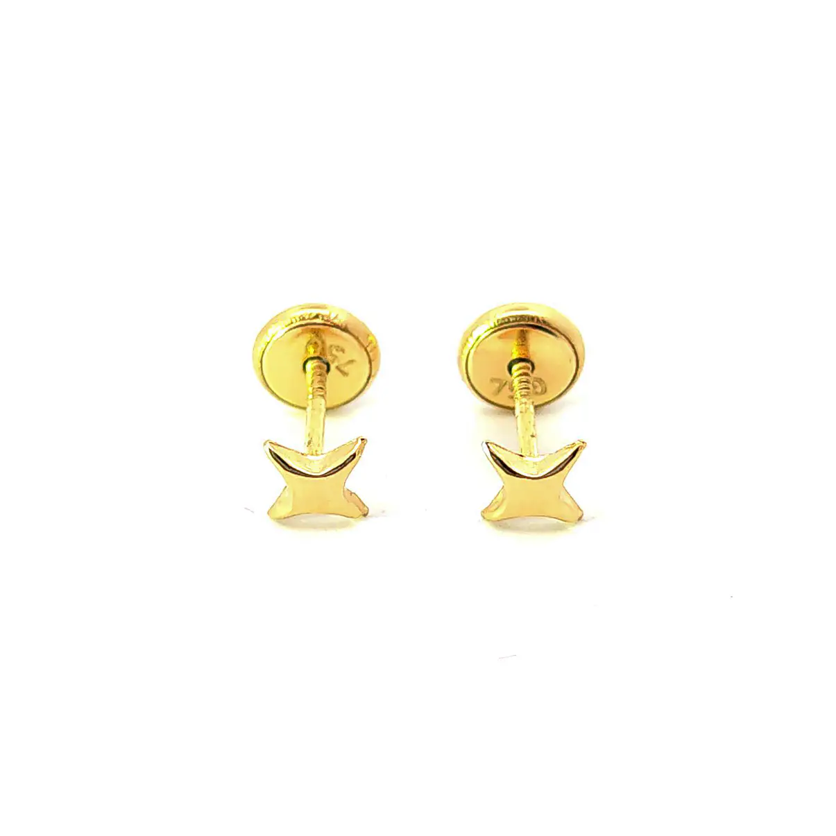 Aro de oro 18k forma de estrella 1