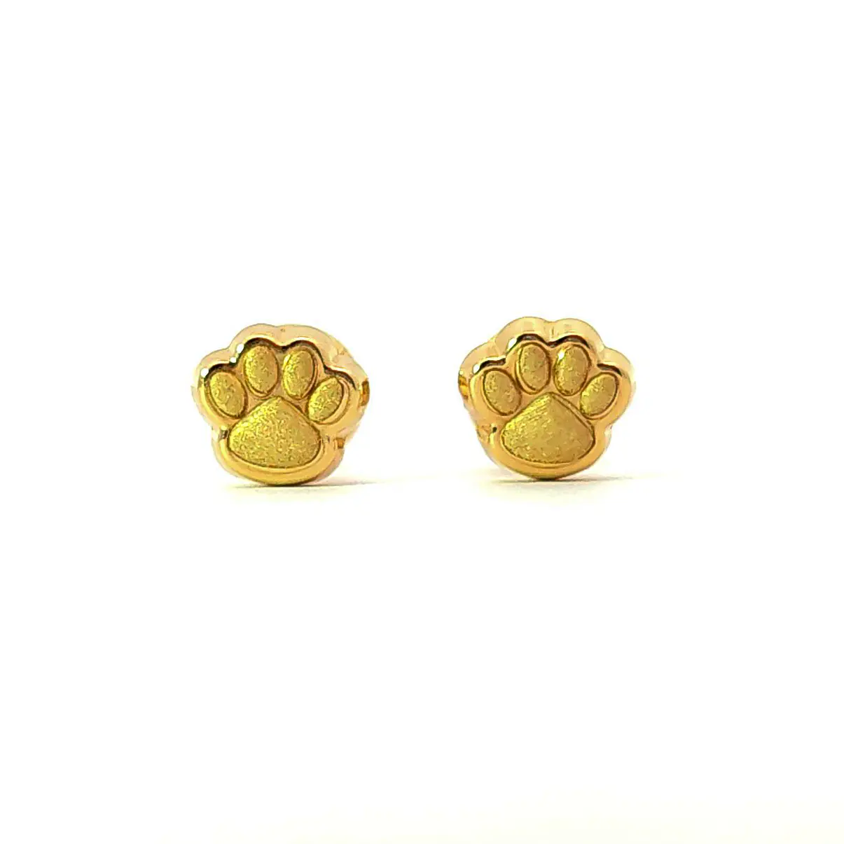 Aro de oro 18k huella perro 3