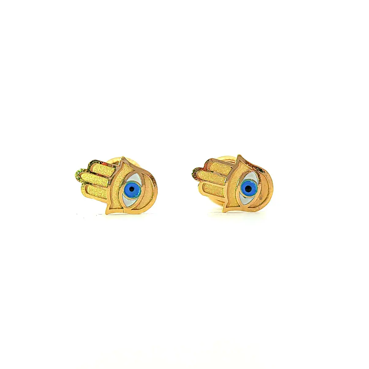 Aro de oro 18k modelo mano de fatima 3
