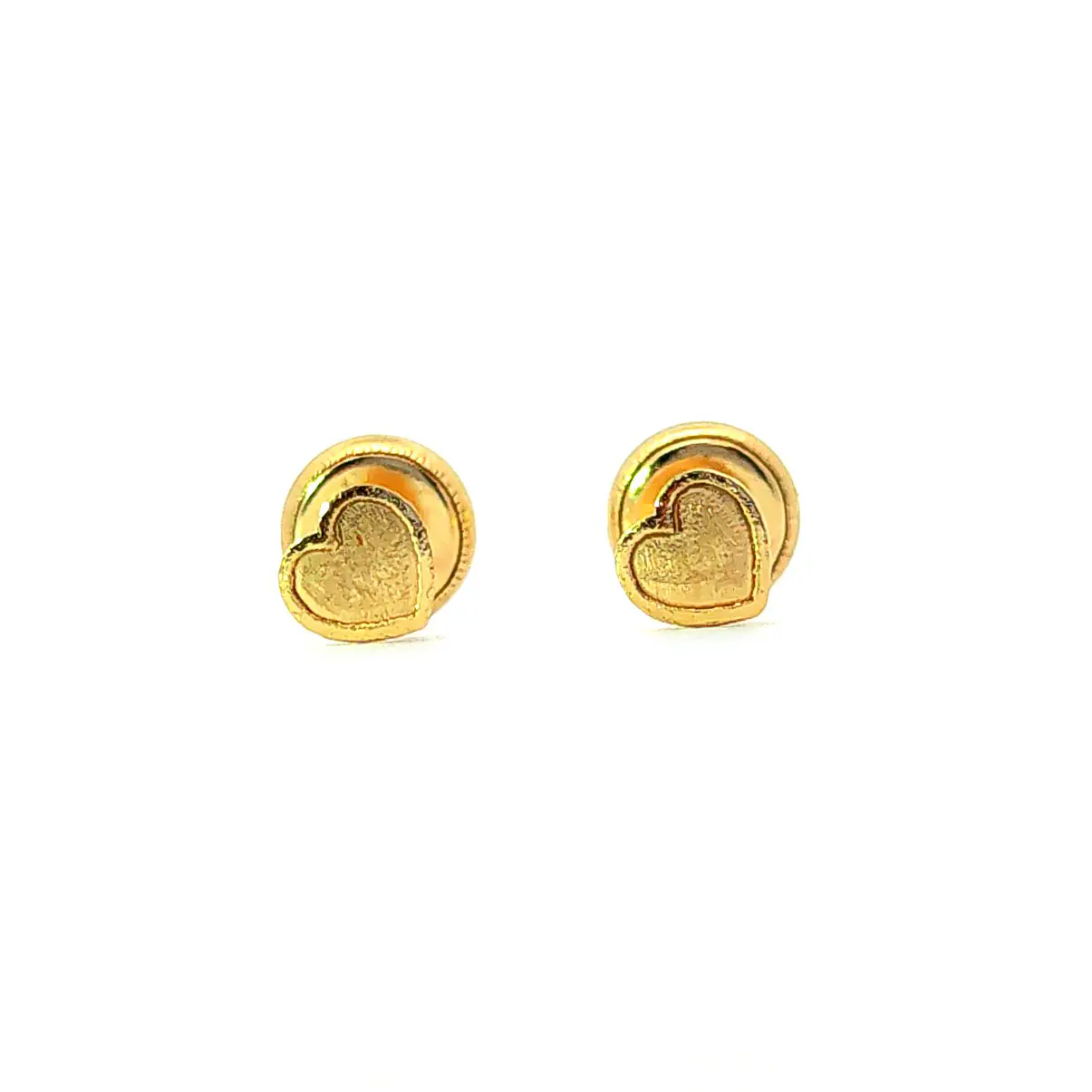 Aro de oro 18k forma de corazon 3
