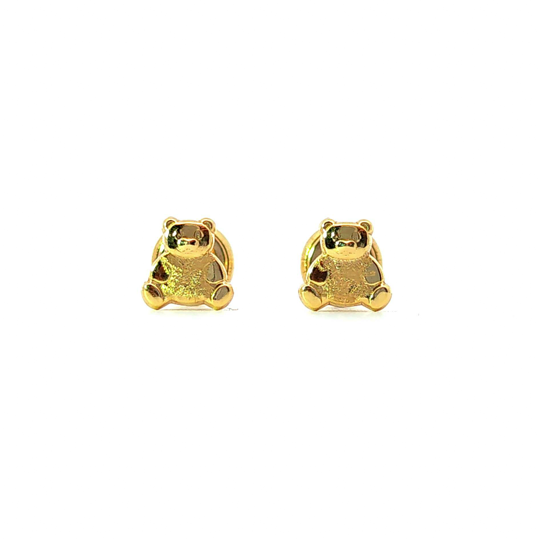 Aro de oro 18k forma de oso 3