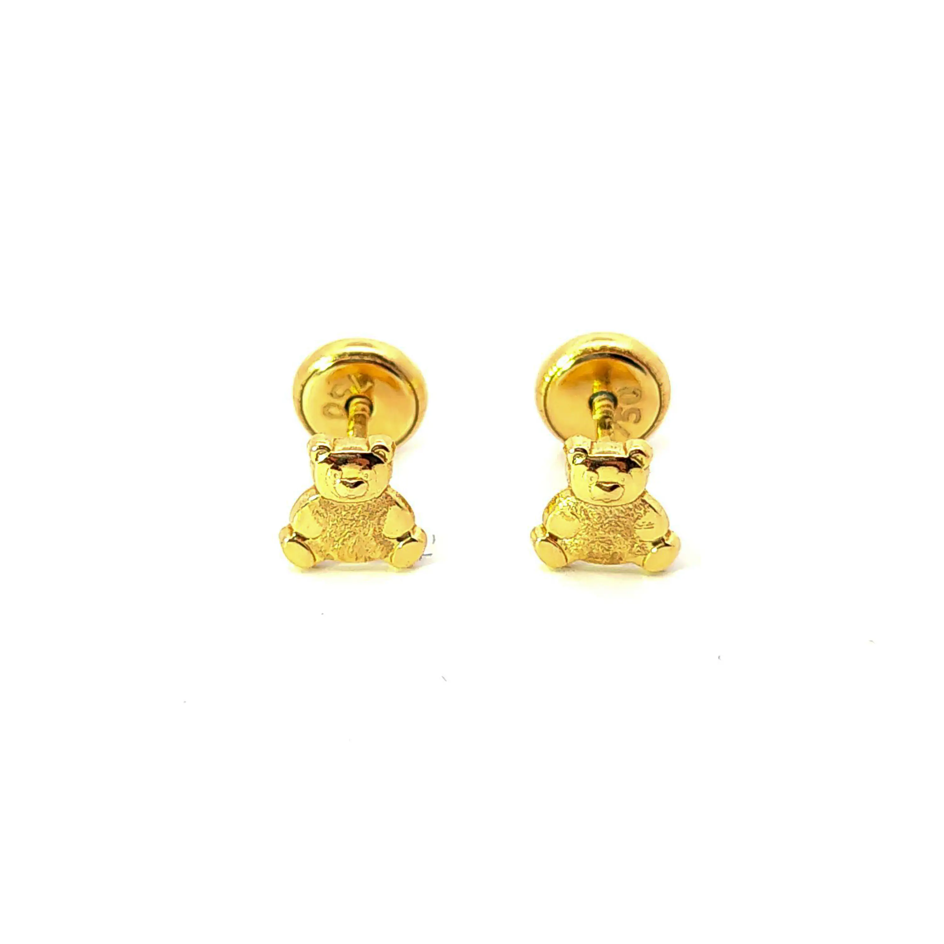 Aro de oro 18k forma de oso 1