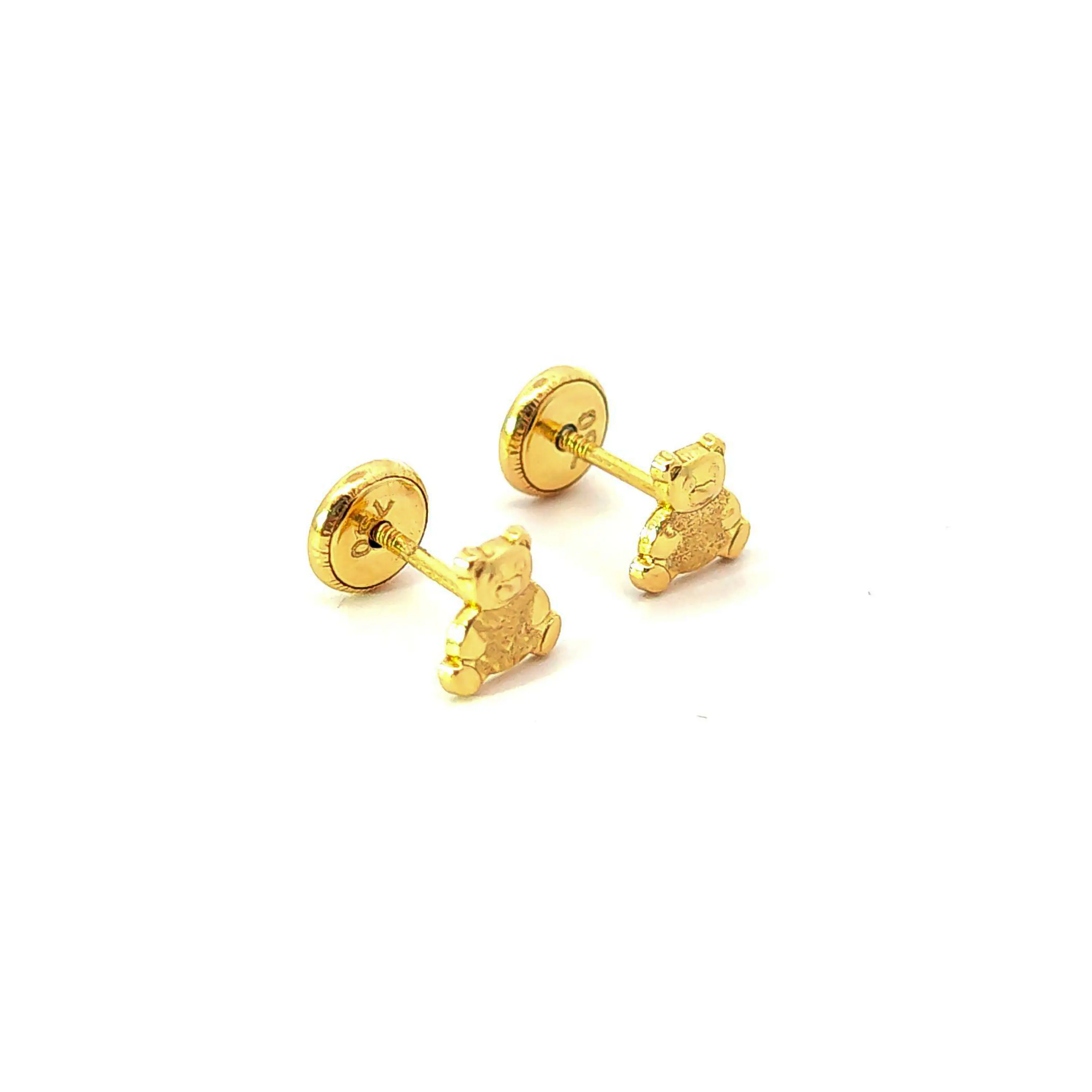Aro de oro 18k forma de oso 2
