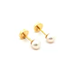 Aro de oro 18k de perla - Miniatura 2