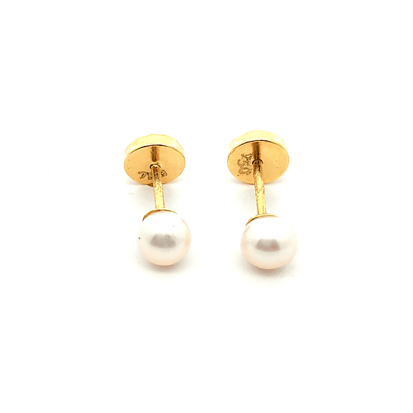 Aro de oro 18k de perla