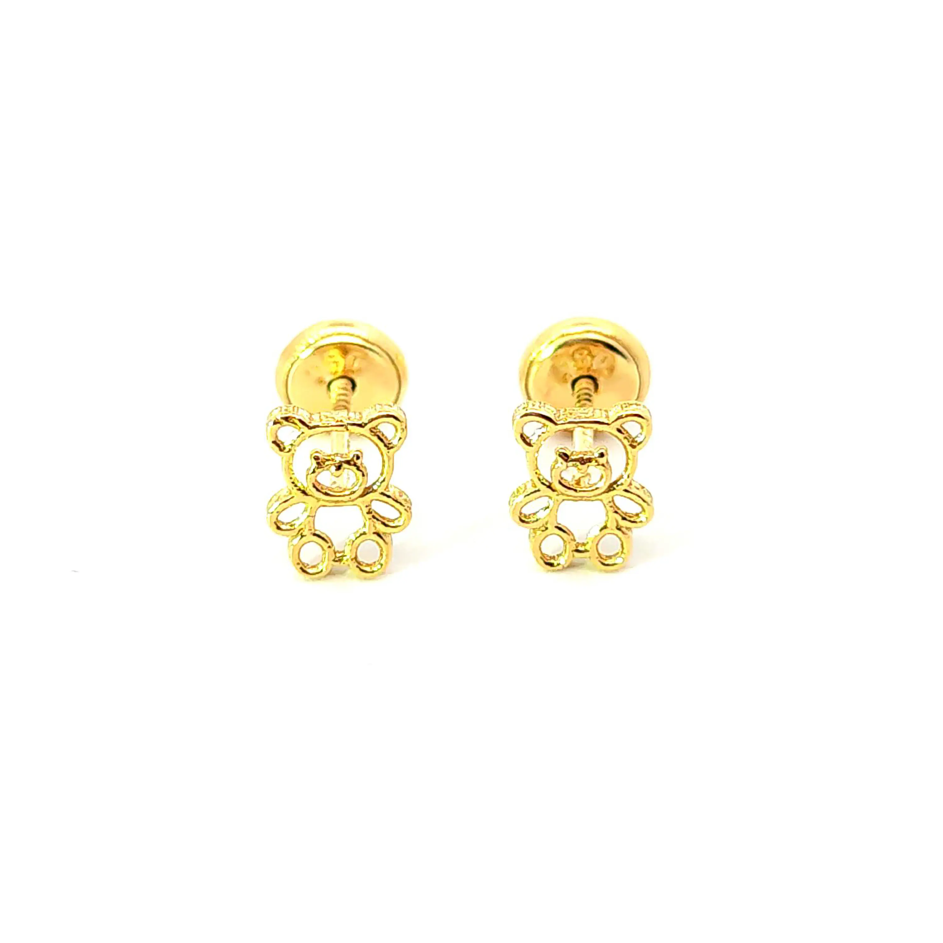 Aro de oro 18k forma de oso 1