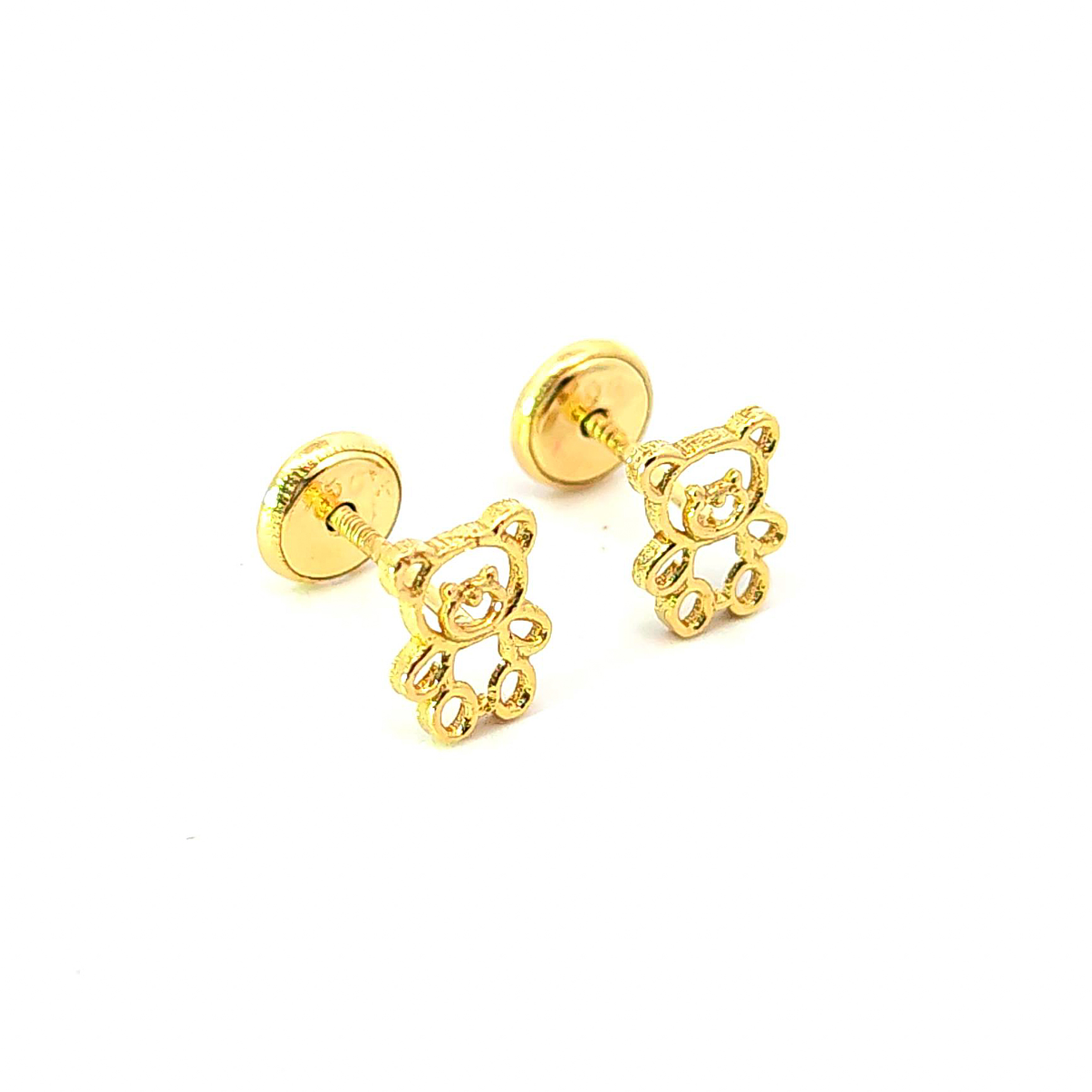 Aro de oro 18k forma de oso 2