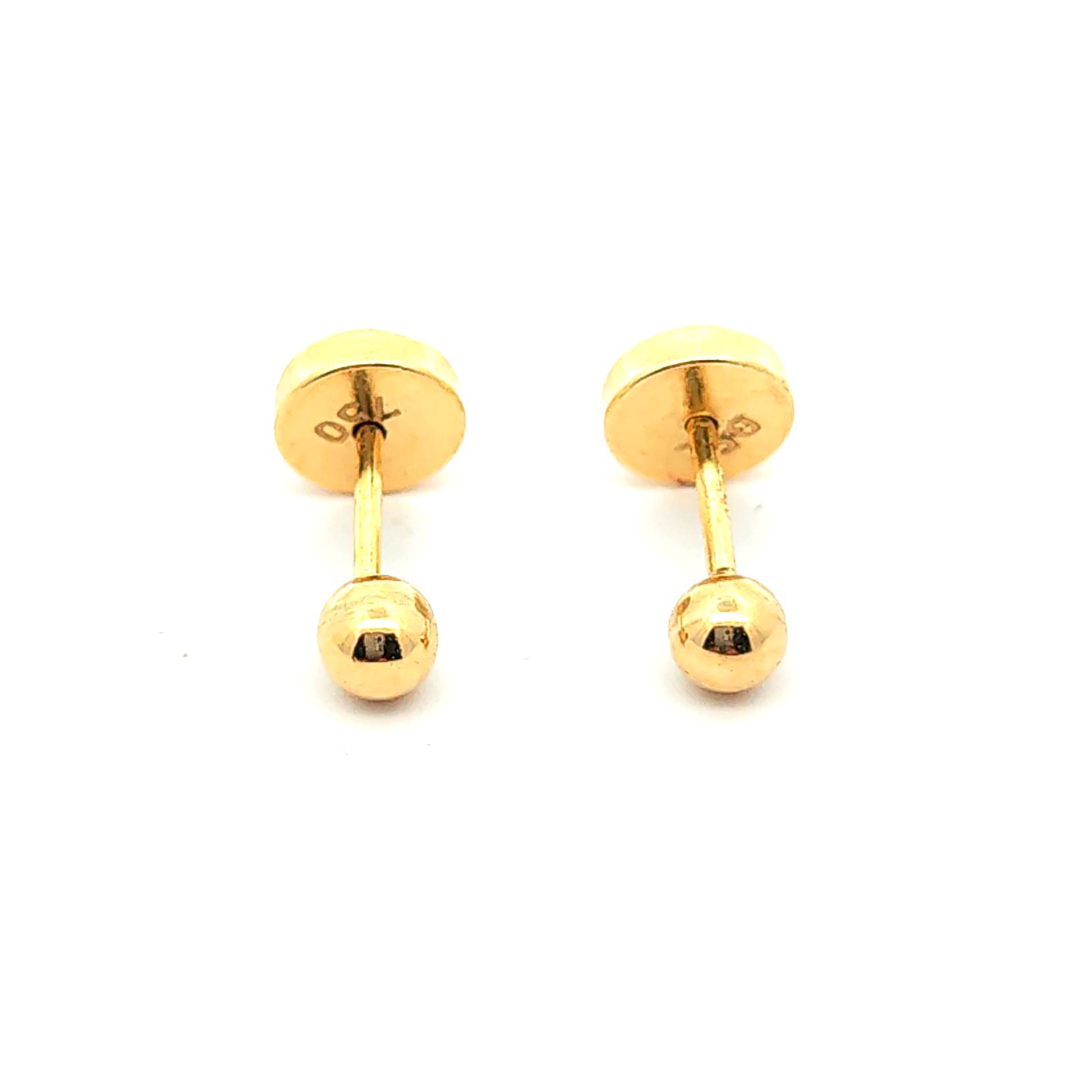 Aro de oro 18k de pelota 3MM 1