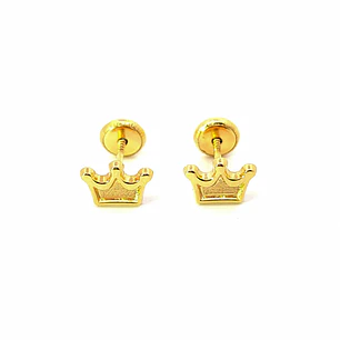 Aro de oro 18k forma de corona