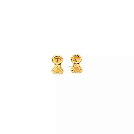 Aro de oro 18k forma de oso 4