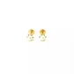 Aros abridores de oro 18k con perla central - Miniatura 4