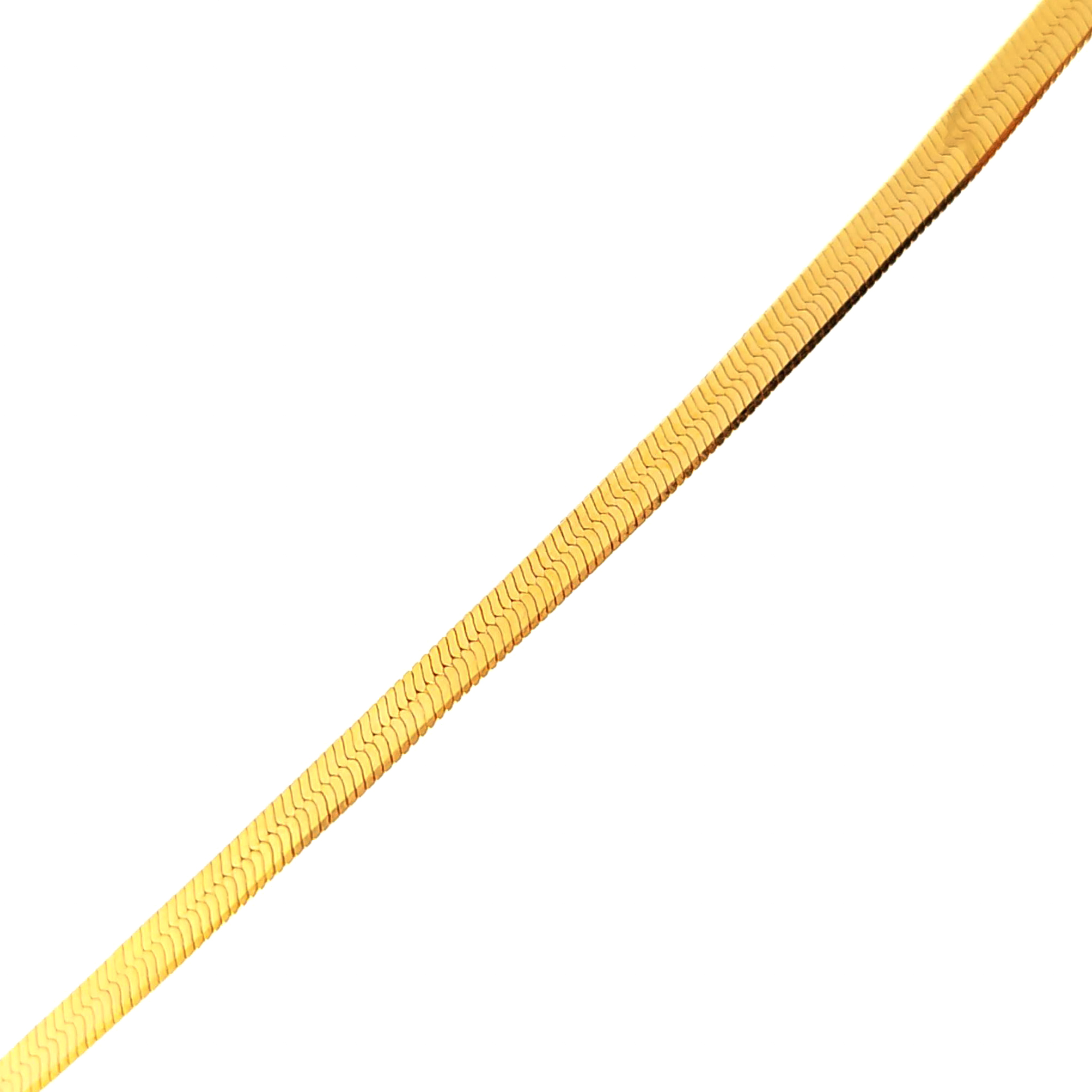 Cadena de oro amarillo 18k piel de serpiente de 2mm medida 45 cm, peso 6,96 gr 2