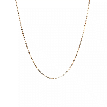 Cadena de oro 18k de eslabones simples, peso 1,90 grs, Medida 52 cm 4