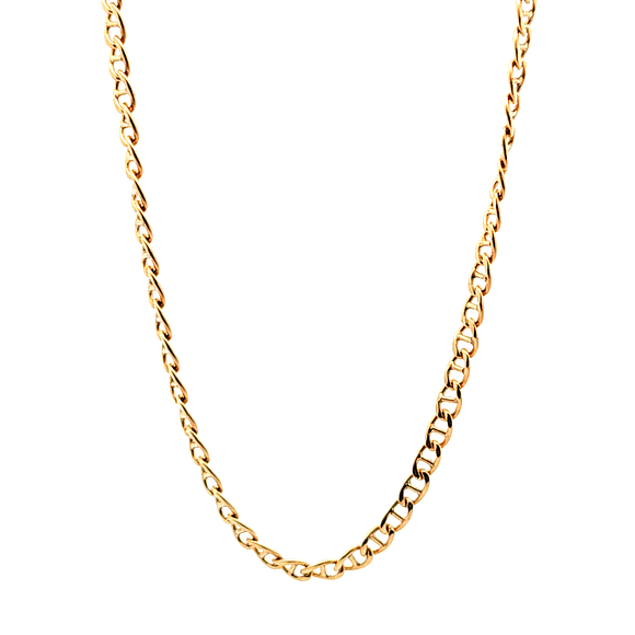 Cadena de oro 18k modelo Gucci , peso 22,39 grs, medida 48 cm