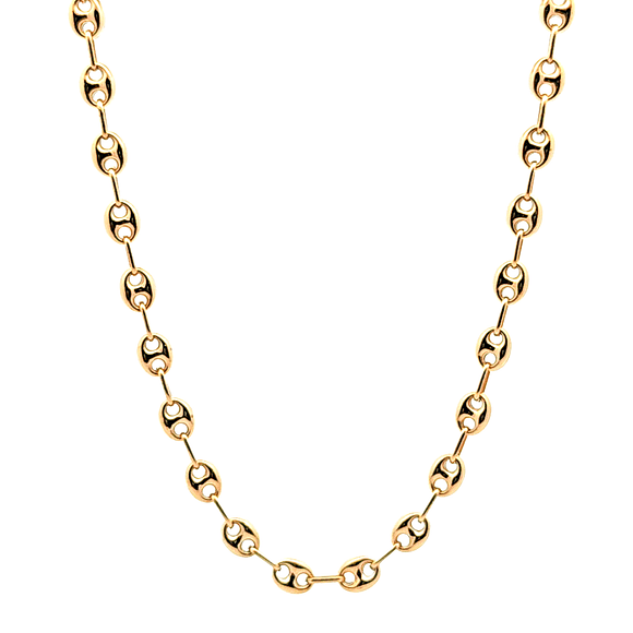 Cadena de oro 18k modelo Gucci, peso 13,21 grs, medida 60 cm