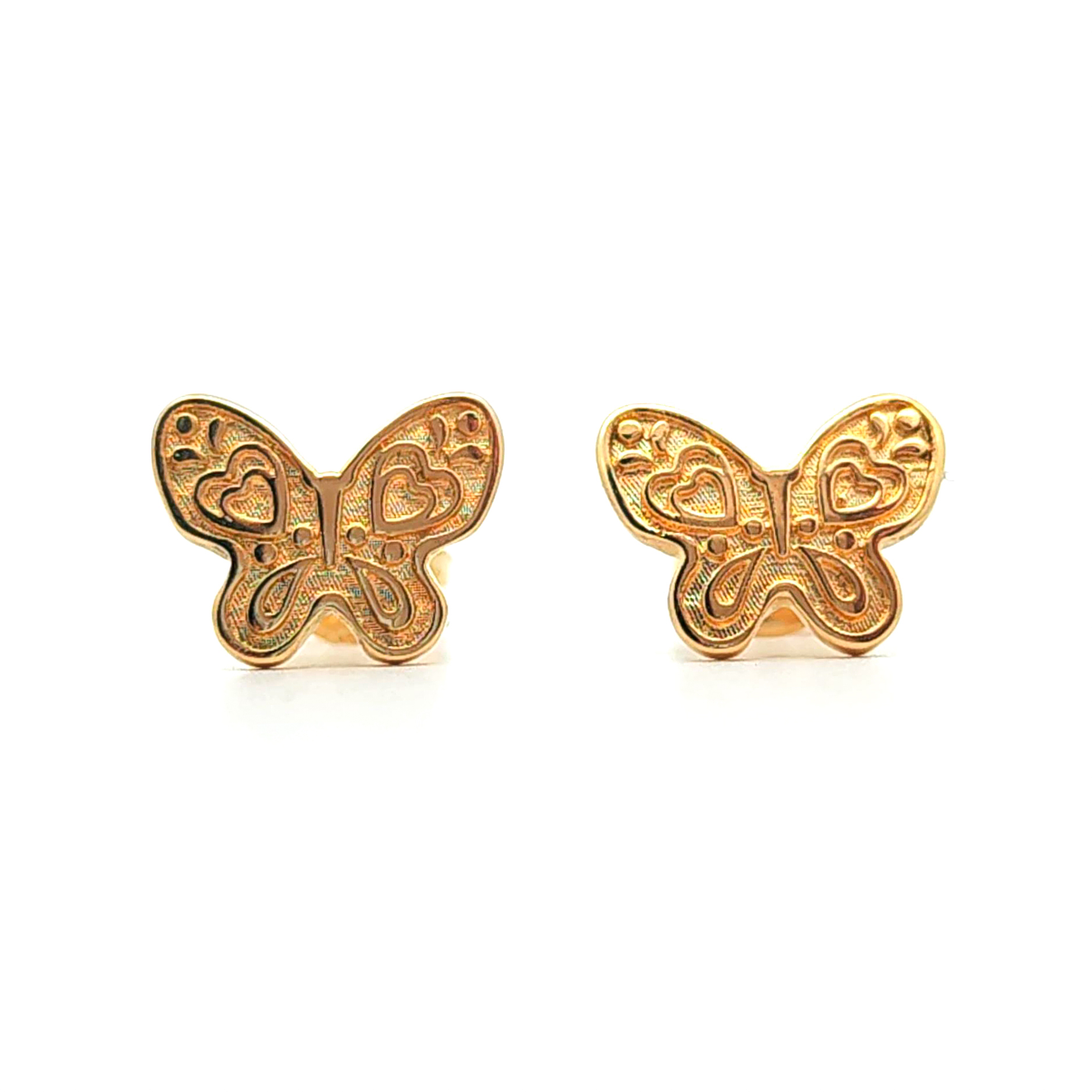 Aro de oro 18k modelo de mariposas 2