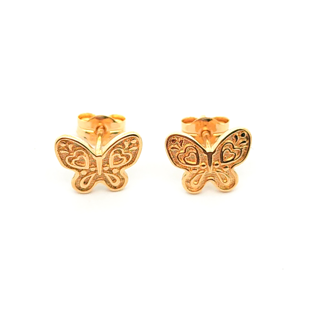 Aro de oro 18k modelo de mariposas 1