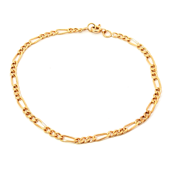 Pulsera de oro 18k modelo Cartier , peso 4 grs, medida 20 cm