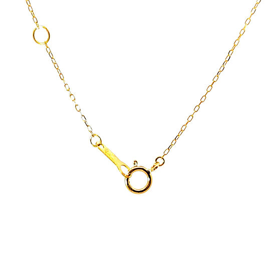 Cadena de oro 18k con colgante de infinito, peso 1,57 grs, medida 45 cm 4