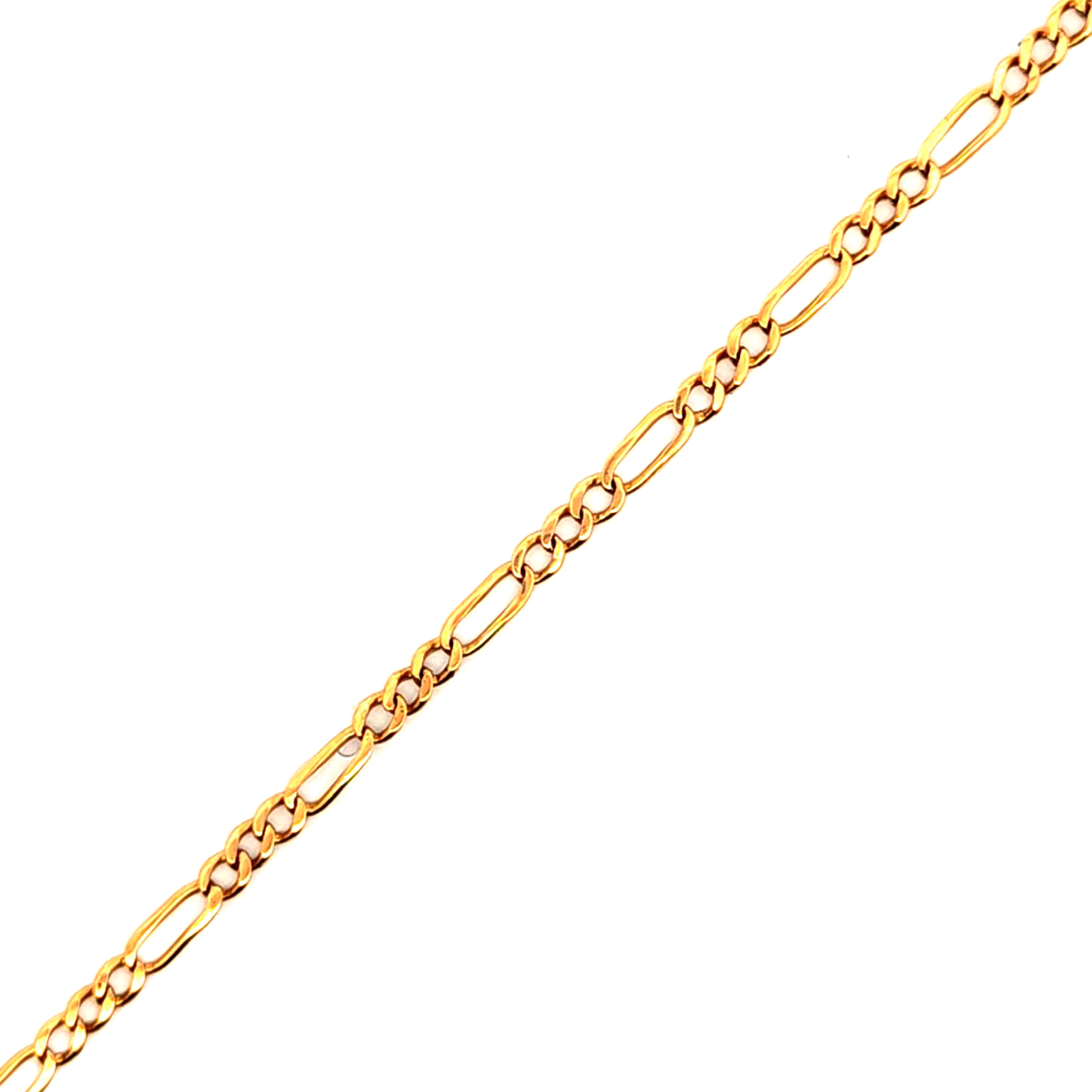 Pulsera de oro 18jk modelo Cartier, peso 3,30 grs, medida 22 cm 2