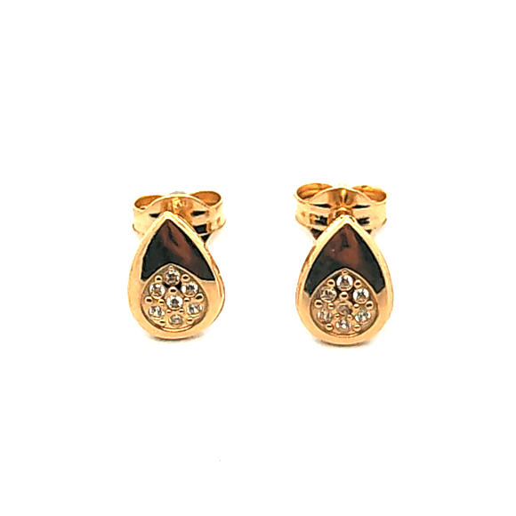 Aro de oro 18k  diseño gotay microcircones