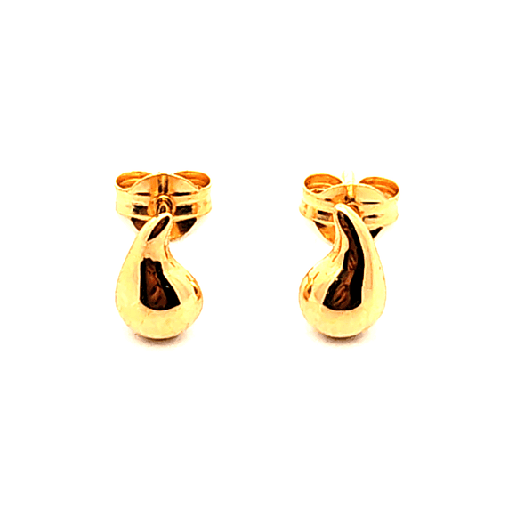 Aro de oro 18k  diseño gota