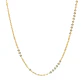 Cadena de oro 18k de eslabones simples, peso 1,54 grs medida 45 cm - Miniatura 1