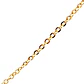Cadena de oro 18k de eslabones simples, peso 1,54 grs medida 45 cm - Miniatura 2