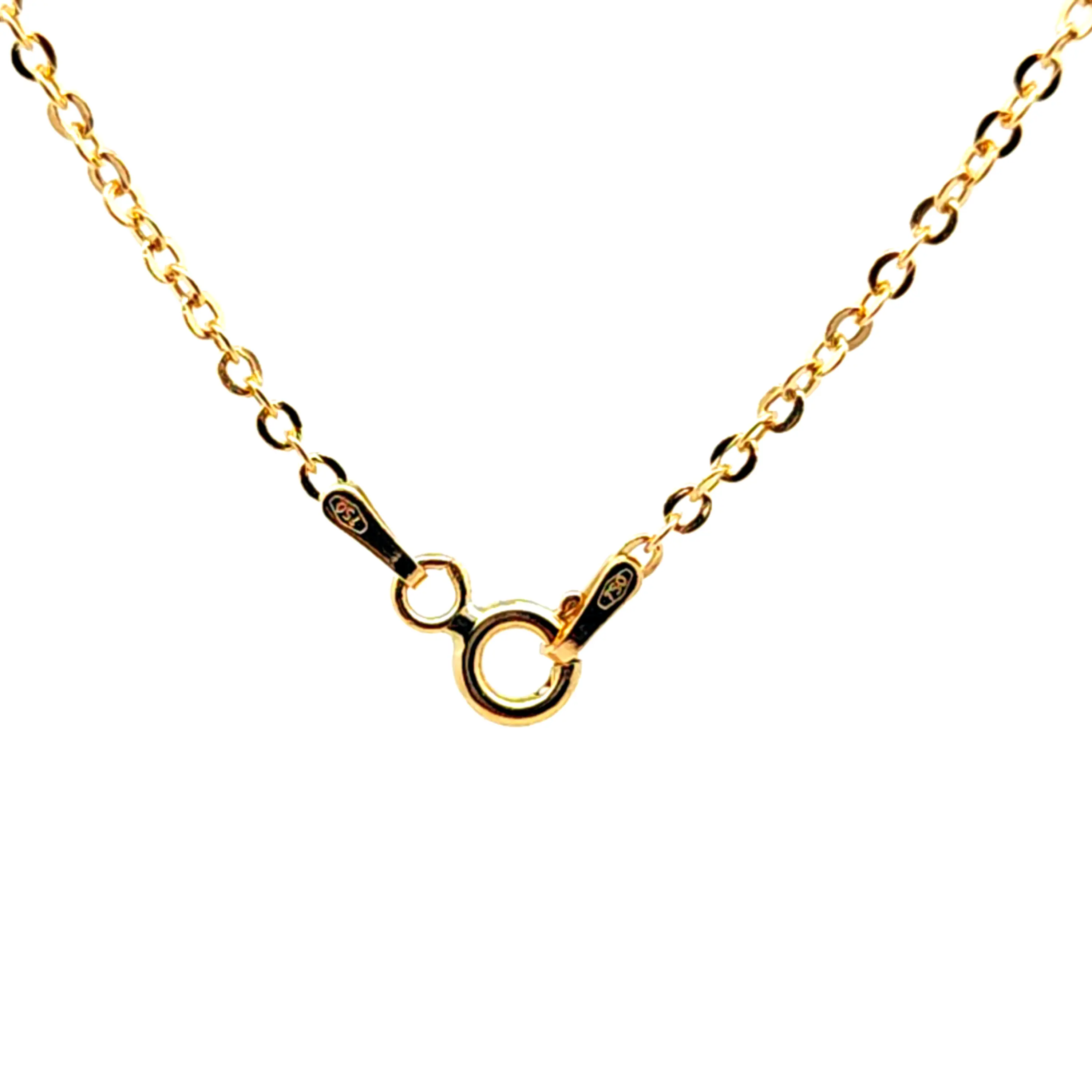 Cadena de oro 18k de eslabones simples, peso 1,54 grs medida 45 cm 3