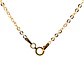 Cadena de oro 18k de eslabones simples, peso 1,54 grs medida 45 cm - Miniatura 3