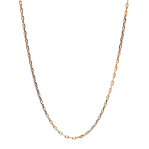 Cadena de oro 18k de eslabones simples, peso 4,10 grs medida 52 cm